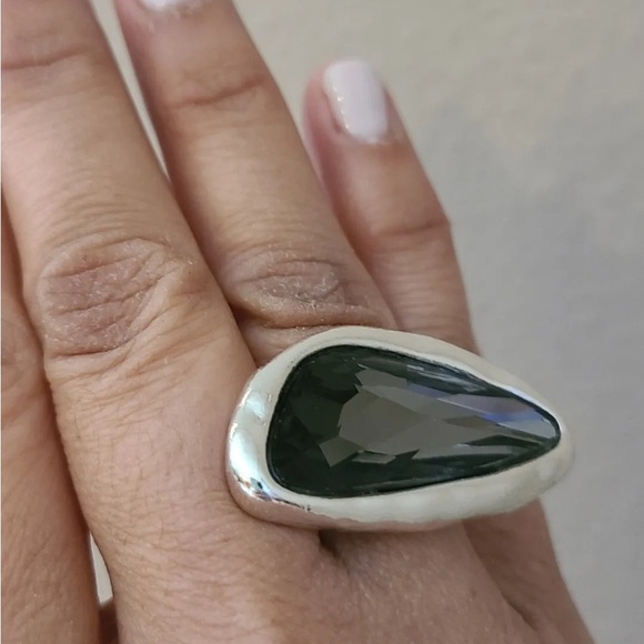 NOCTURNA - Bohemian Ring - Smoke gray crystal - Picture 12 of 15